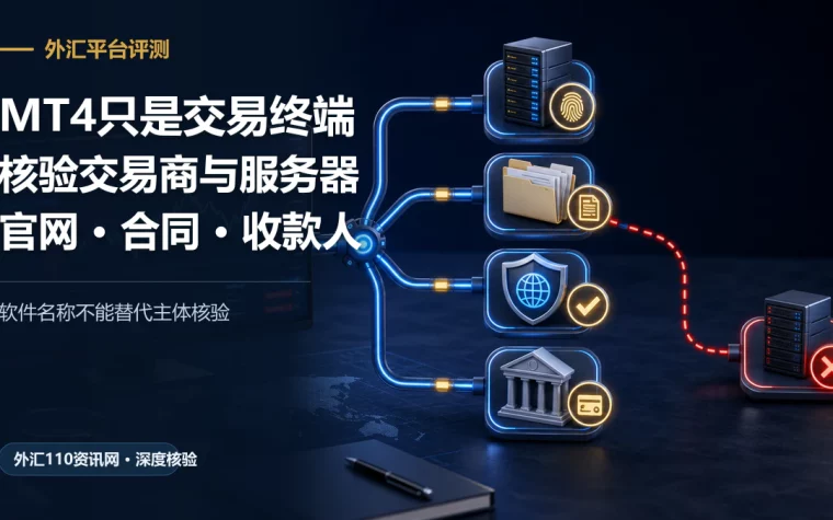 MT4交易终端与服务器、法律实体、官网域名和收款主体的核验链