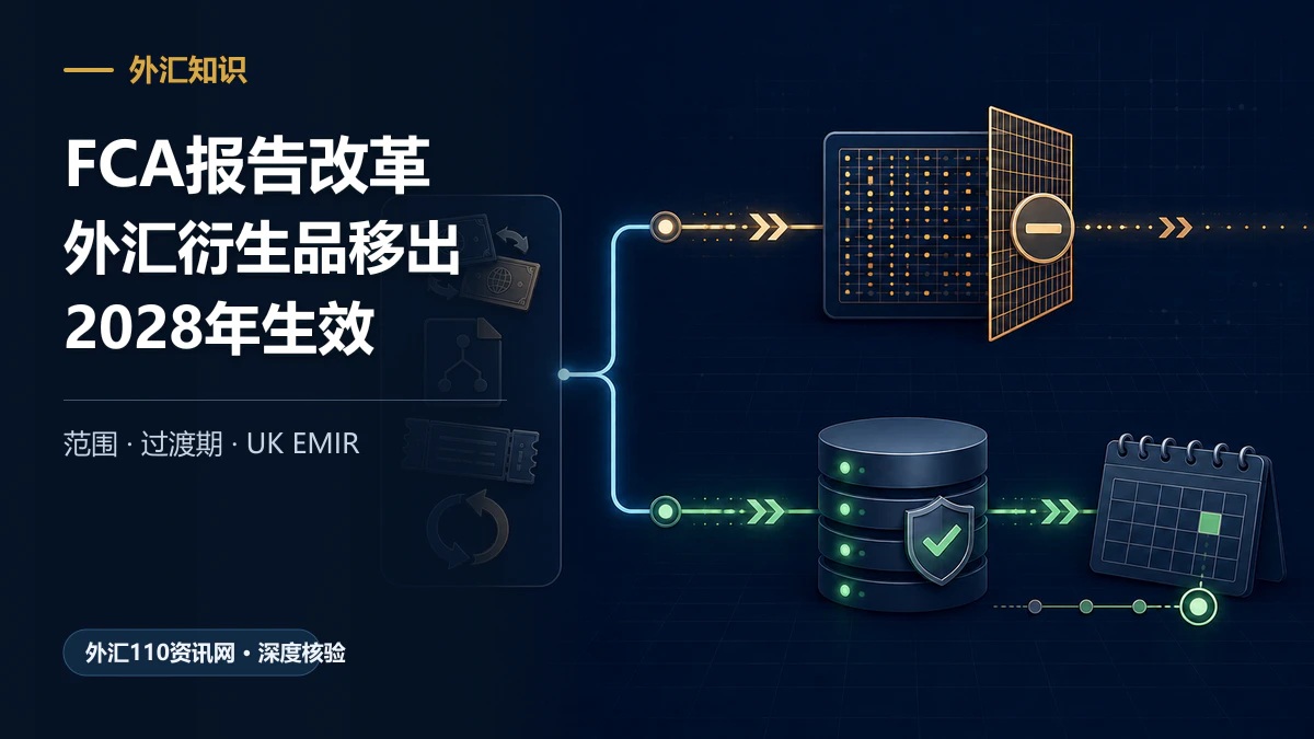 外汇衍生品从重复交易报告通道移出但继续进入UK EMIR监管资料库的双通道改革示意图